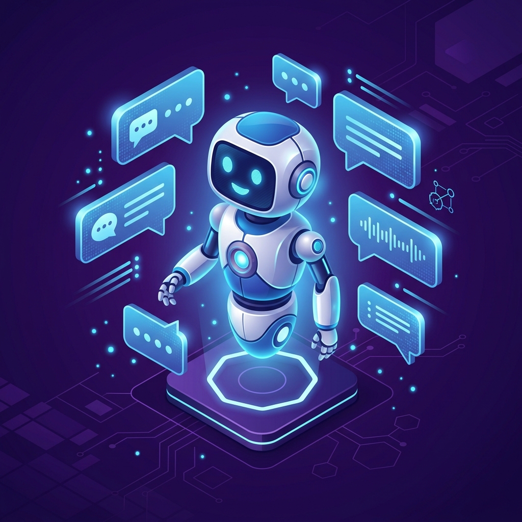 KI-Chatbot Illustration