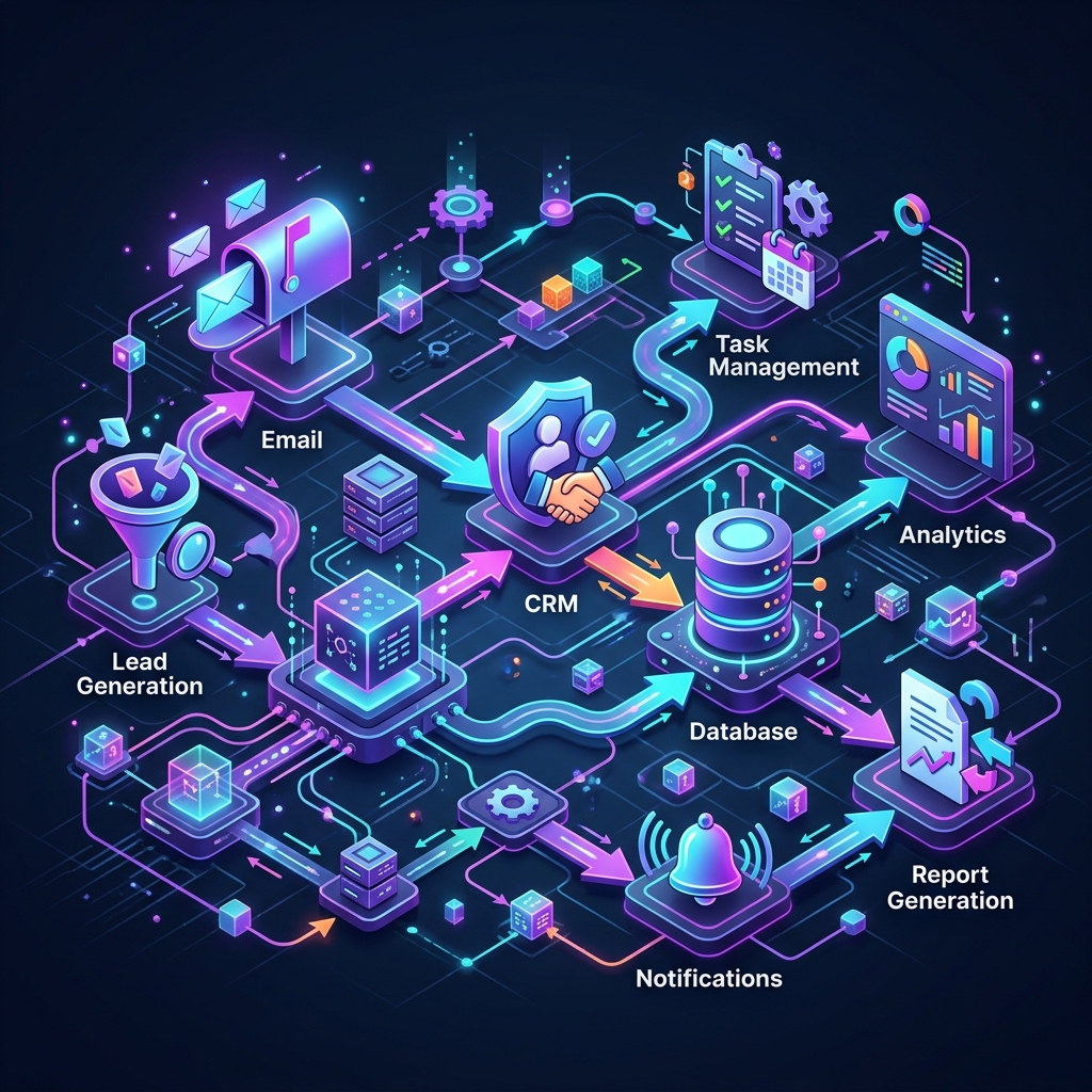 Workflow Automation Illustration